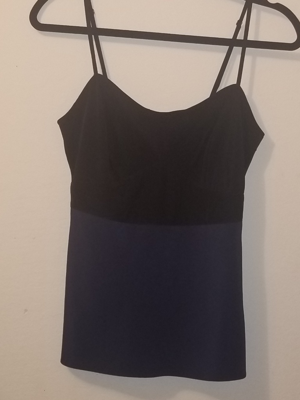 AllSaints Blue/Black Tank Top Size 6